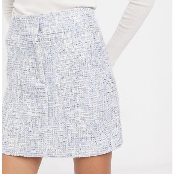 tweed blue skirt - Picture 2 of 5